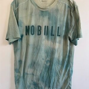 NOBULL Men's Tie-Dye Teal T-Shirt